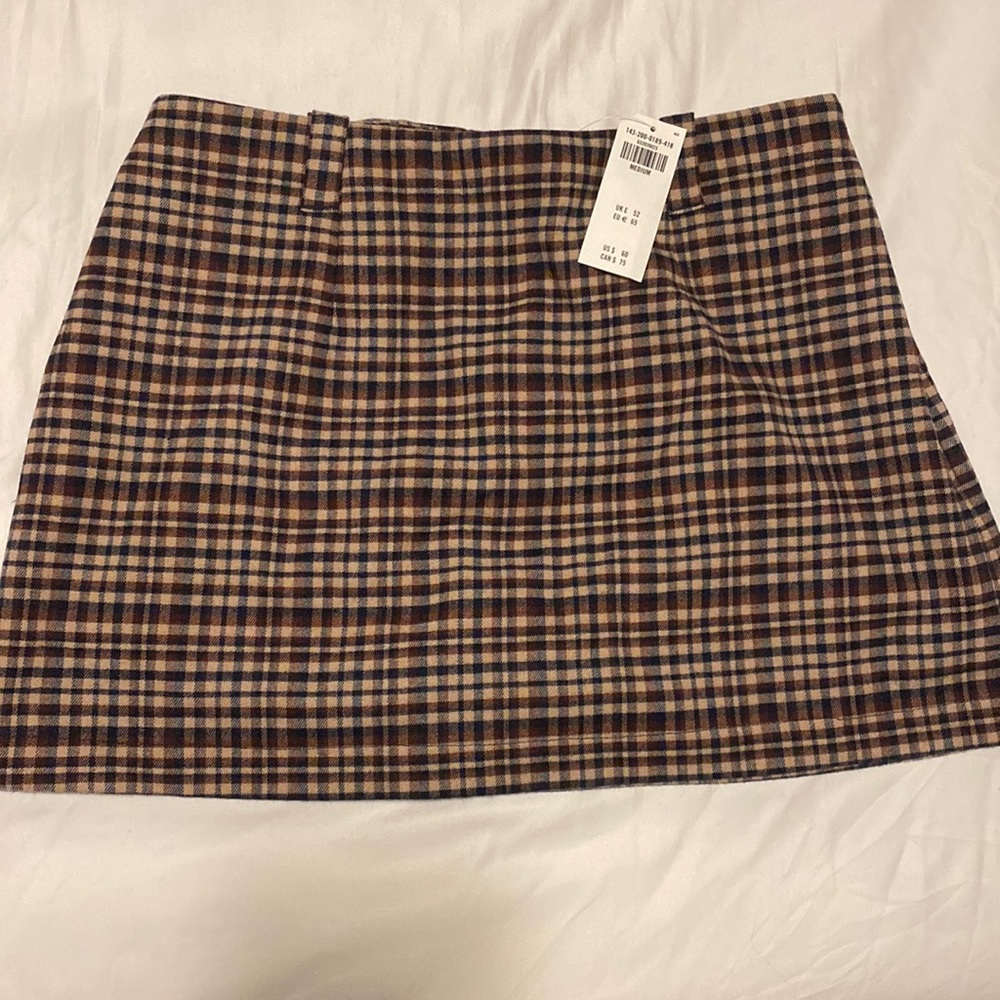 COPY - Abercrombie Plaid SKORT